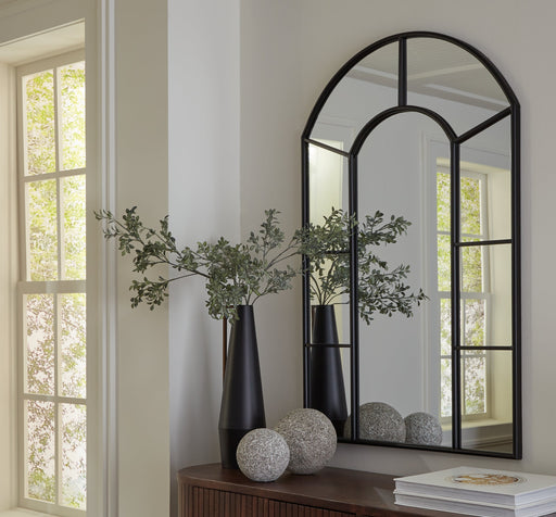 Evengton Black Accent Mirror - A8010319