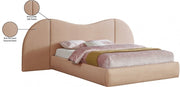 Everest Linen Textured Fabric King Bed (3 Boxes) Natural - Gate FurnitureKing Bed