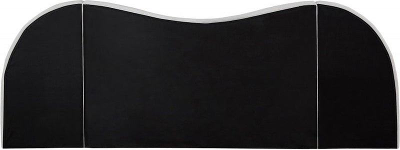 Everest Linen Textured Fabric Queen Bed (3 Boxes) Cream - Gate FurnitureQueen Bed