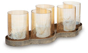 Evereton Antique Gold Finish Candle Holder - A2000856