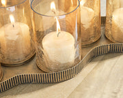 Evereton Antique Gold Finish Candle Holder - A2000856