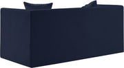 Everett 67" Chenille Fabric Upholstered Loveseat in Blue - 44068Navy-L