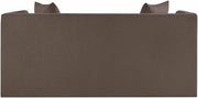Everett 67" Chenille Fabric Upholstered Loveseat in Brown - 44068Brown-L