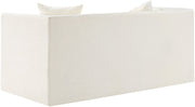 Everett 67" Chenille Fabric Upholstered Loveseat in Cream - 44068Cream-L
