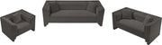 Everett 67" Chenille Fabric Upholstered Loveseat in Grey - 44068Grey-L