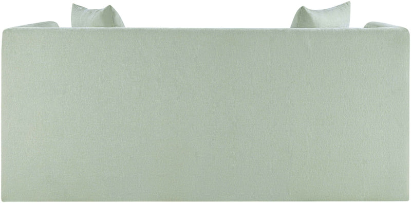 Everett 67" Chenille Fabric Upholstered Loveseat in Mint - 44068Mint-L