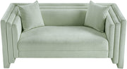 Everett 67" Chenille Fabric Upholstered Loveseat in Mint - 44068Mint-L