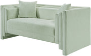 Everett 67" Chenille Fabric Upholstered Loveseat in Mint - 44068Mint-L