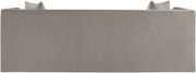 Everett 88.5" Chenille Fabric Upholstered Sofa in Grey - 44068Grey-S