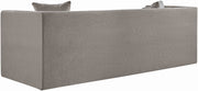Everett 88.5" Chenille Fabric Upholstered Sofa in Grey - 44068Grey-S