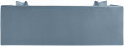 Everett 88.5" Chenille Fabric Upholstered Sofa in Light Blue - 44068LtBlu-S