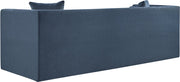 Everett 88.5" Chenille Fabric Upholstered Sofa in Light Blue - 44068LtBlu-S