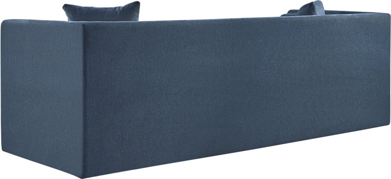 Everett 88.5" Chenille Fabric Upholstered Sofa in Light Blue - 44068LtBlu-S
