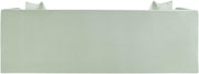 Everett 88.5" Chenille Fabric Upholstered Sofa in Mint - 44068Mint-S