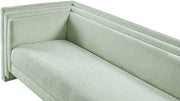 Everett 88.5" Chenille Fabric Upholstered Sofa in Mint - 44068Mint-S