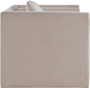 Everett Chenille Fabric Upholstered Chair in Beige - 44068Beige-C