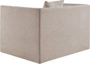Everett Chenille Fabric Upholstered Chair in Beige - 44068Beige-C