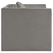 Everett Chenille Fabric Upholstered Chair in Grey - 44068Grey-C