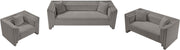 Everett Chenille Fabric Upholstered Chair in Grey - 44068Grey-C