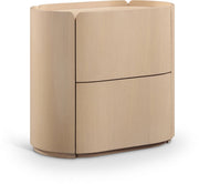 Everett Oak Veneer Night Stand in Natural - 703Natural-NS