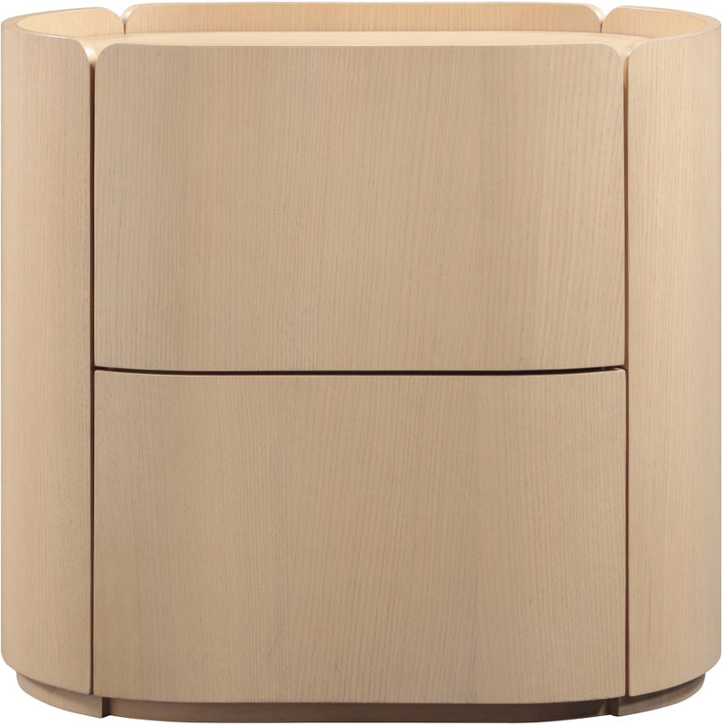 Everett Oak Veneer Night Stand in Natural - 703Natural-NS