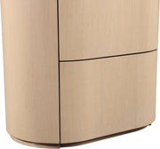 Everett Oak Veneer Night Stand in Natural - 703Natural-NS