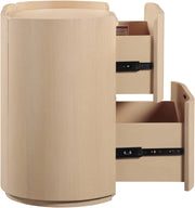 Everett Oak Veneer Night Stand in Natural - 703Natural-NS