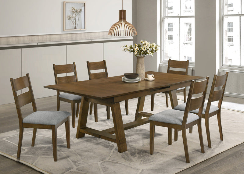 Everly Brown Dining Set - Gate FurnitureDining Room Set