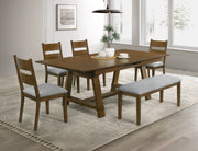Everly Brown Dining Set - Gate FurnitureDining Room Set