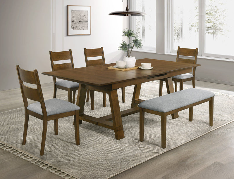Everly Brown Dining Table - Gate FurnitureDining Table