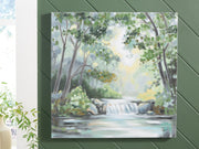 Evermaddick Green/Gray/White Wall Art - A8000455