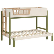 Evren Twin-over-Full Bunk Bed with Trundle and Ladder Tri-Tone - 460621-SET