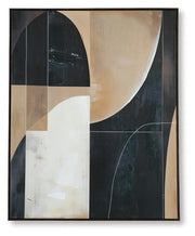 Ewanford Black/Brown/Tan Wall Art - A8000464