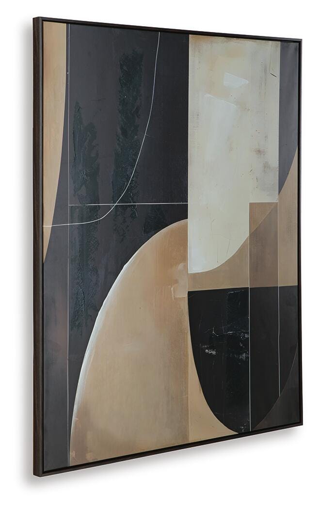 Ewanford Black/Brown/Tan Wall Art - A8000464
