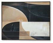 Ewanford Black/Brown/Tan Wall Art - A8000464