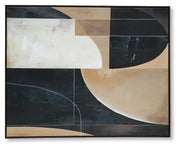 Ewanford Black/Brown/Tan Wall Art - A8000464