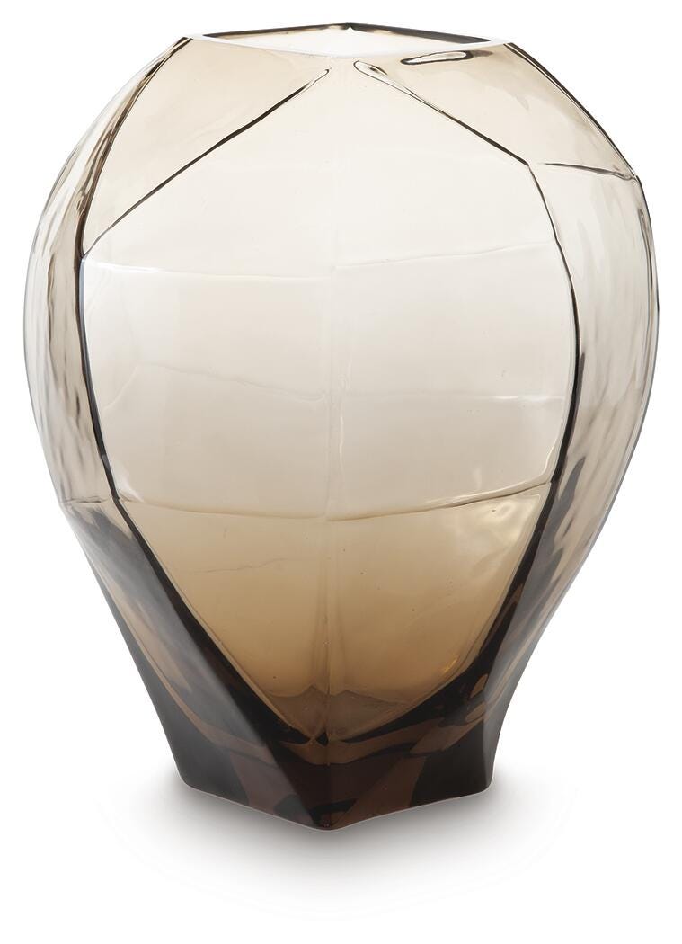 Ewart Light Brown Vase - A2000866