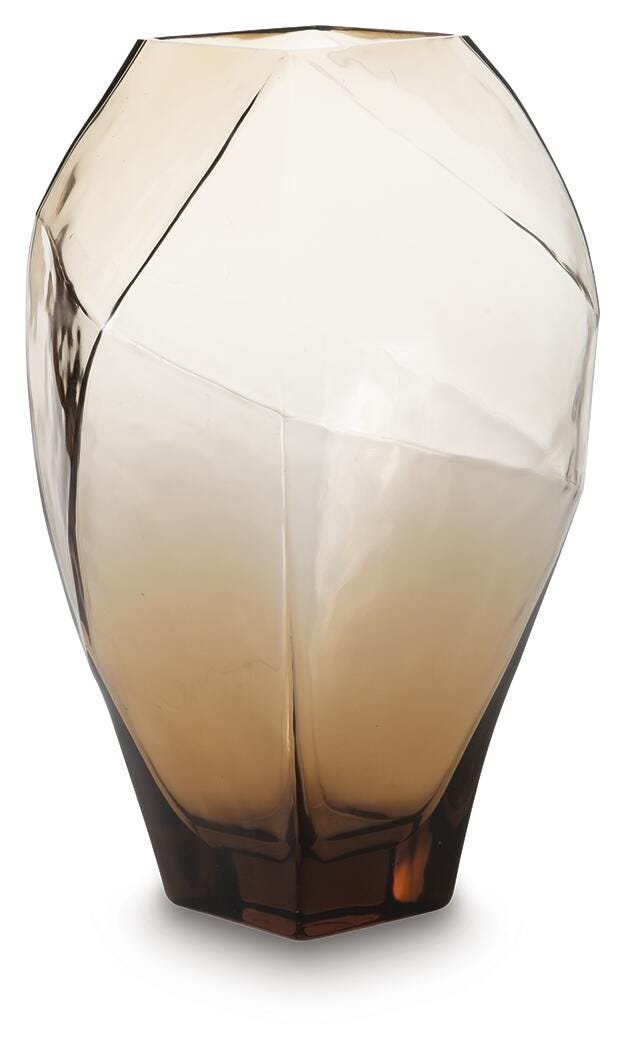 Ewart Light Brown Vase - A2000867