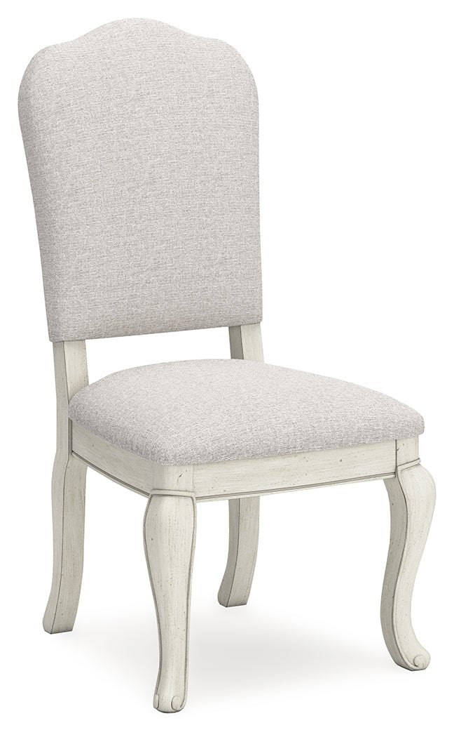 [EXCLUSIVE] Arlendyne Antique White Dining Table and 4 Chairs with Server - Gate FurnitureDining Room Set