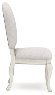 [EXCLUSIVE] Arlendyne Antique White Dining Table and 4 Chairs with Server - Gate FurnitureDining Room Set