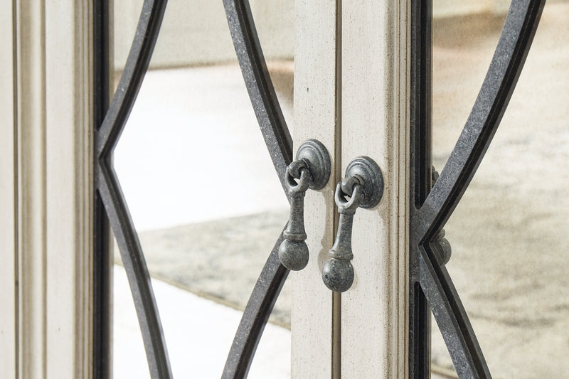 [EXCLUSIVE] Arlendyne Antique White Dining Table and 8 Chairs with Server - Gate FurnitureDining Room Set