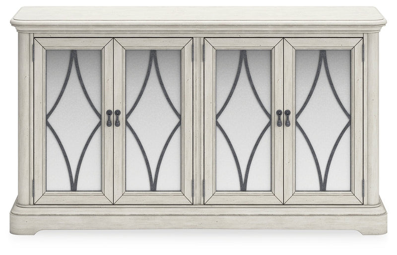 [EXCLUSIVE] Arlendyne Antique White Dining Table and 8 Chairs with Server - Gate FurnitureDining Room Set