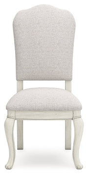 [EXCLUSIVE] Arlendyne Antique White Dining Table and 8 Chairs with Server - Gate FurnitureDining Room Set