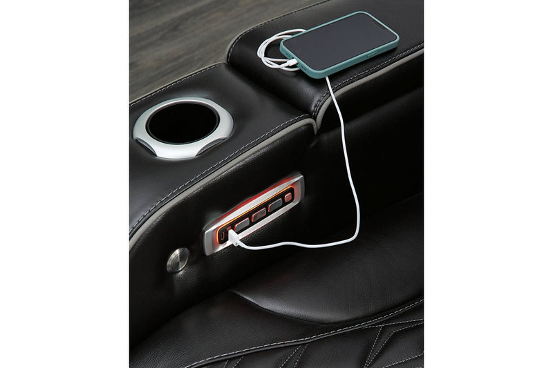 [EXCLUSIVE] Boyington Black Power Reclining Living Room Set - Gate FurniturePower Reclining Living Room Set