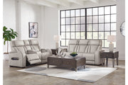 [EXCLUSIVE] Boyington Gray Power Reclining Living Room Set - Gate FurniturePower Reclining Living Room Set