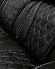 [EXCLUSIVE] Boyington Sofa, Loveseat and Recliner in Black - Gate FurniturePower Reclining Living Room Set