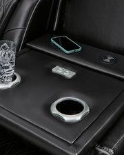 [EXCLUSIVE] Boyington Sofa, Loveseat and Recliner in Black - Gate FurniturePower Reclining Living Room Set