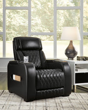 [EXCLUSIVE] Boyington Sofa, Loveseat and Recliner in Black - Gate FurniturePower Reclining Living Room Set