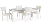 [EXCLUSIVE] Chalanna Dining Table and 4 Chairs - Gate FurnitureDining Room Set