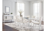[EXCLUSIVE] Chalanna Dining Table and 6 Chairs - Gate FurnitureDining Room Set